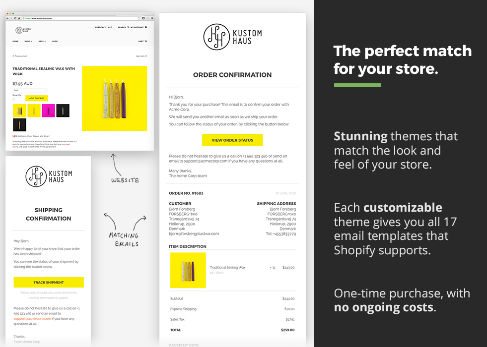 OrderlyEmails screenshot