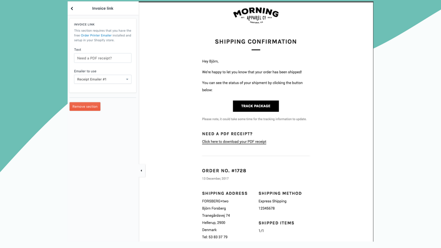 Order Printer Pro screenshot