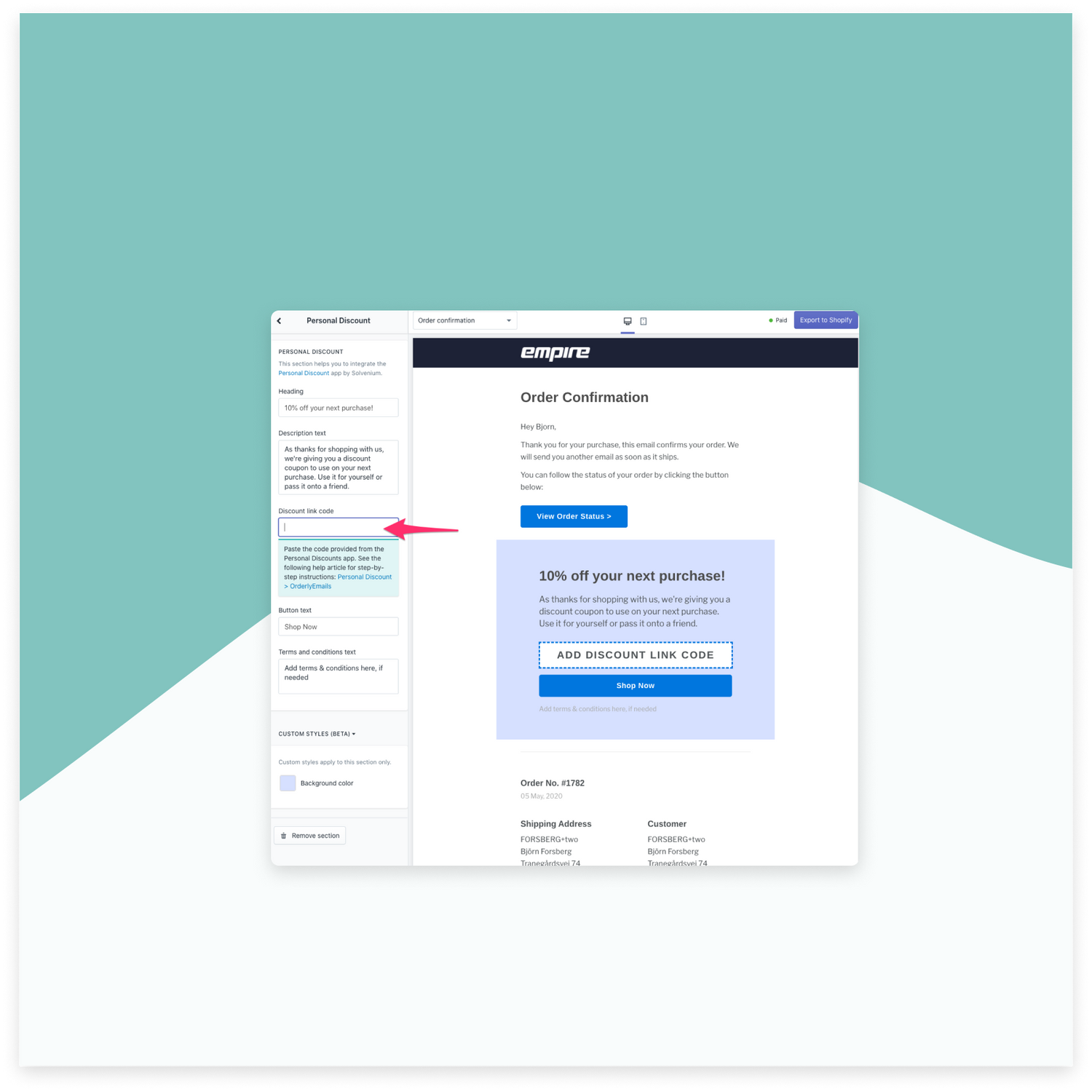 screenshot OrderlyEmails
